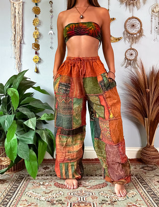 (PRE ORDER) WOODLAND HAREM TROUSERS - RUST