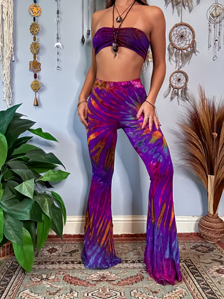 AURORA FLARE PANTS - ABALONE