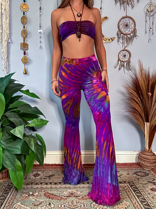 AURORA FLARE PANTS - ABALONE