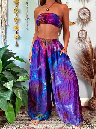 NOVA HAREM TROUSERS - GRAPE