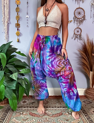 LUCY HAREM TROUSERS- ABALONE