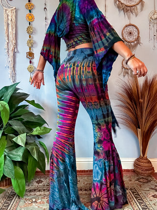 AURORA BELL BOTTOMS - TURQUOISE