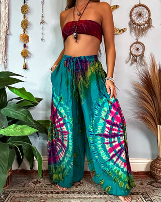 NOVA HAREM TROUSERS - LAGOON