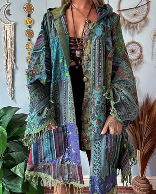 MUSHROOM PATCH PONCHO - COOL