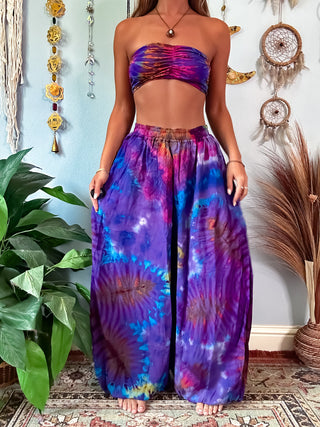 NOVA HAREM TROUSERS - GRAPE