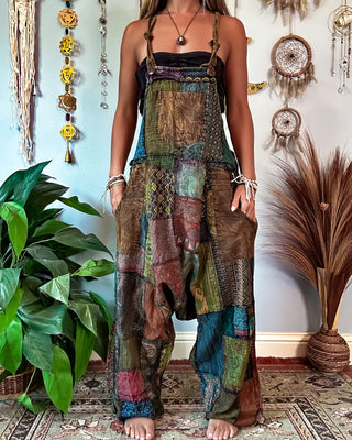 FORESTER HAREM OVERALLS - EARTH