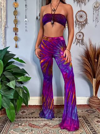 AURORA FLARE PANTS - ABALONE