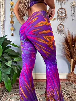 AURORA FLARE PANTS - ABALONE