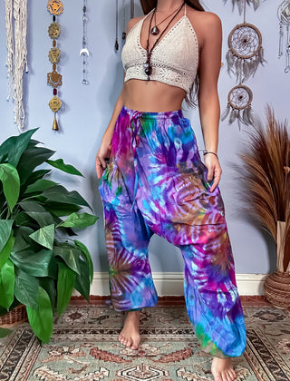 LUCY HAREM TROUSERS- ABALONE