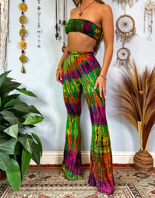 AURORA FLARE PANTS - WATERMELON