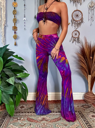 (PRE ORDER) AURORA FLARE PANTS - ABALONE