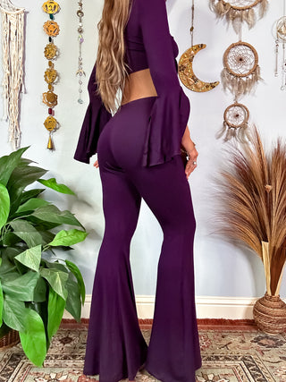 DAWN FLARE PANTS - AMETHYST