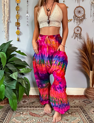 LUCY HAREM TROUSERS- SWEET TART