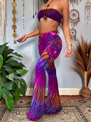 AURORA FLARE PANTS - ABALONE