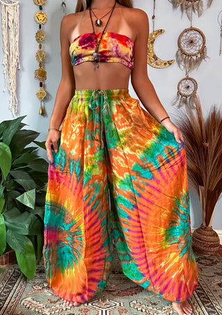 NOVA HAREM TROUSERS - RAINBOW SHERBET