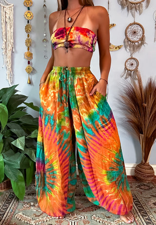 NOVA HAREM TROUSERS - RAINBOW SHERBET