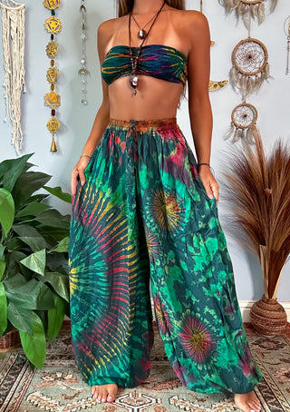 NOVA HAREM TROUSERS - EVERGLADES