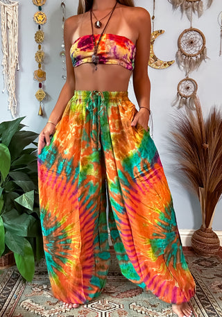 NOVA HAREM TROUSERS - RAINBOW SHERBET