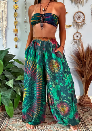 NOVA HAREM TROUSERS - EVERGLADES