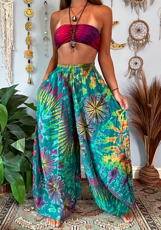 NOVA HAREM TROUSERS - LAGOON