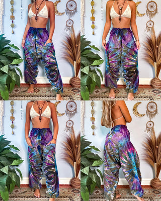 LEILANI DROP CROTCH HAREM TROUSERS