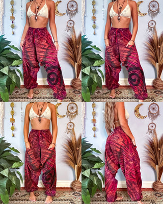 LEILANI DROP CROTCH HAREM TROUSERS