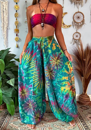 NOVA HAREM TROUSERS - LAGOON