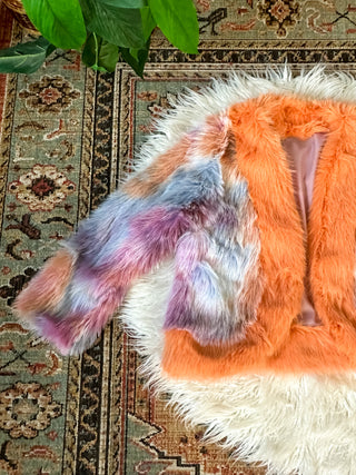 SHERBET DREAMZ FAUX FUR COAT