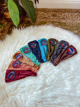 STONEWASHED GRATEFUL DEAD STEALIE HEADBAND