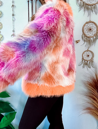 SHERBET DREAMZ FAUX FUR COAT